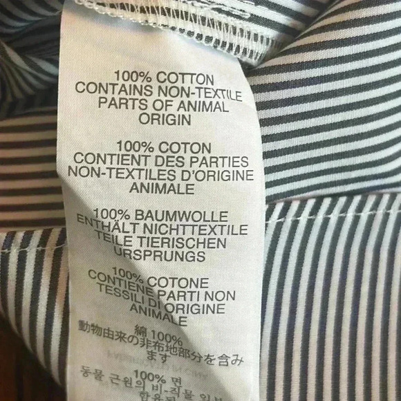 J. Crew | French Blue & White Striped Boyfriend Button Down Shirt - Picture 7 of 7